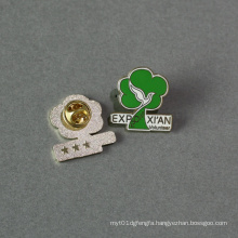 Soft Enamel Silver Plated Lapel Pin, Souvenir Badge (GZHY-SE-018)